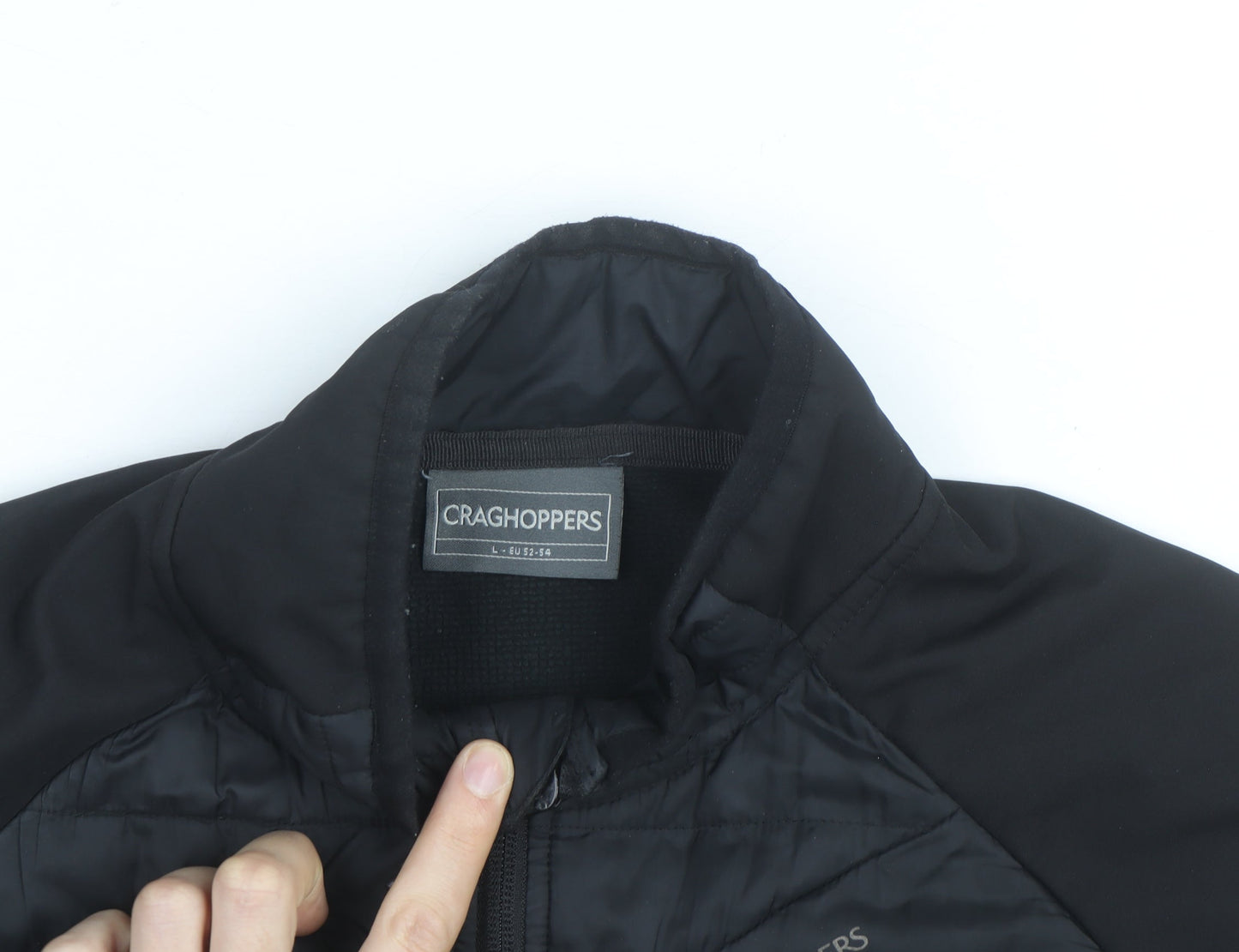 Craghoppers Men’s Black L Lightweight Softshell Puffer Jacket