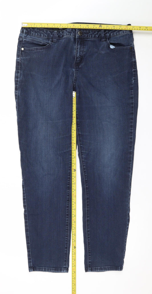 Simply Vera Vera Wang Women's Blue Size 14 Skinny Jeans