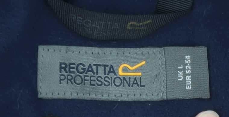 Regatta Professional Men's Blue L Lined Waterproof Rain Jacket