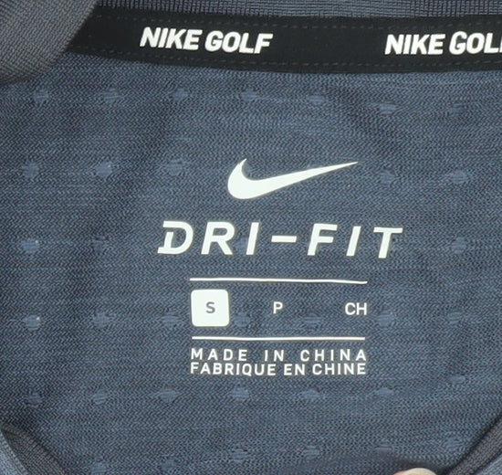 Nike Dri-FIT Men's Blue Small Golf 1/2 Zip Track Jacket