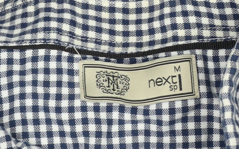Next Men's Blue Cotton Blend Crew Neck Jumper M