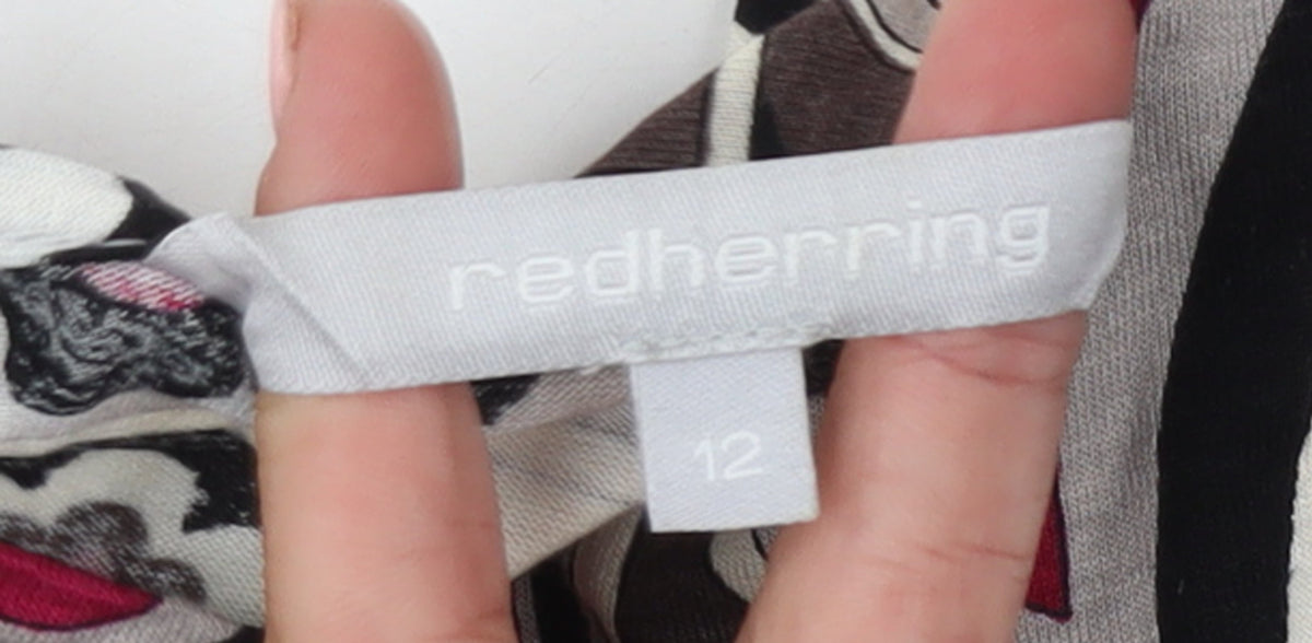 Brand and care label for Red Herring Women’s Multicoloured, size UK 12, Shift Dress