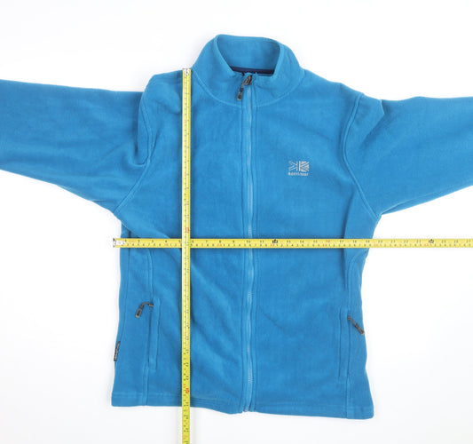 Karrimor Women's Blue Fleece Full Zip Outdoor Jacket Size 16