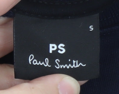 Paul Smith Men’s Blue Small Crew Neck Pullover Sweatshirt
