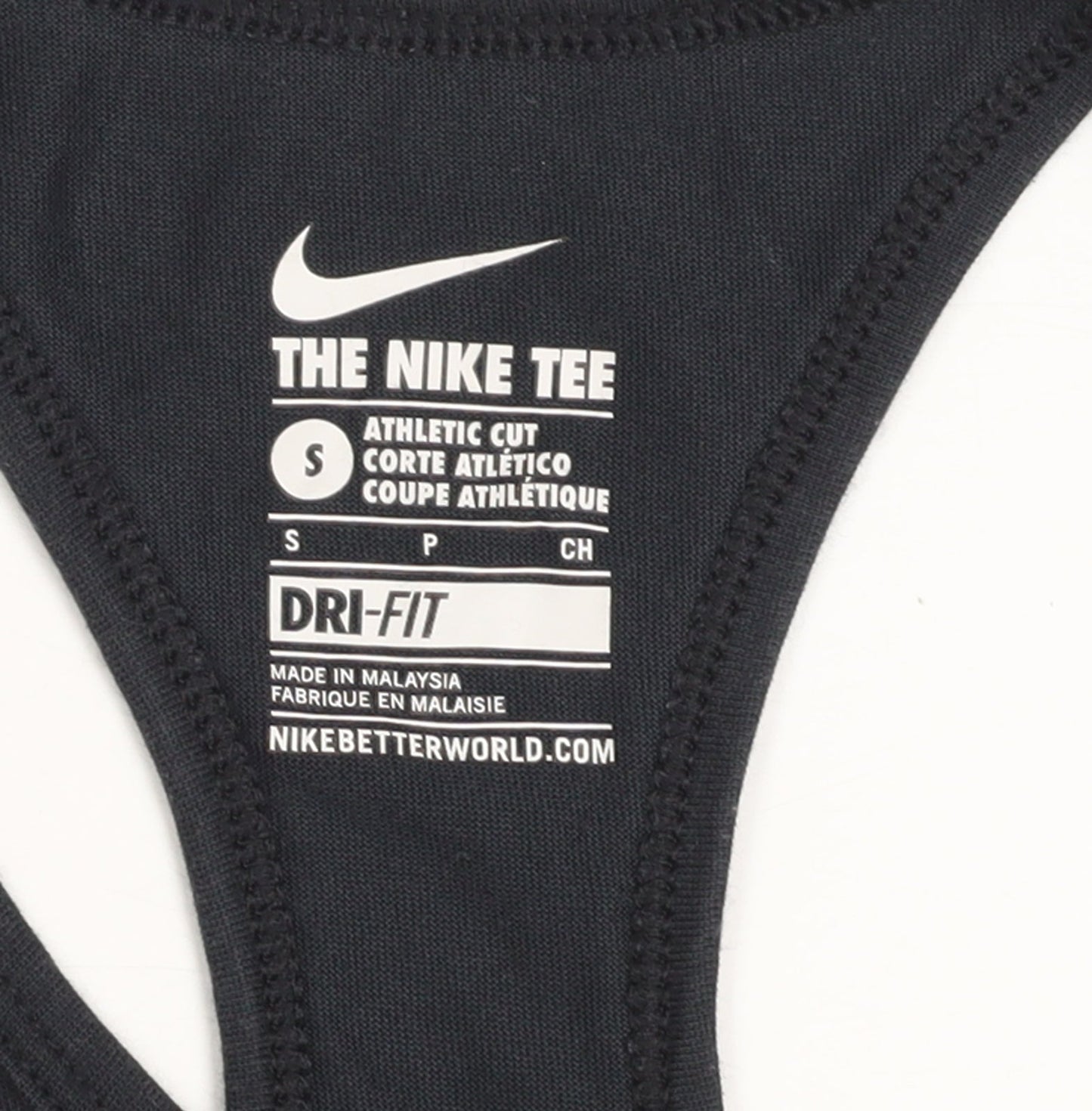 Nike Women's Black Dri-FIT Racerback Tank Top S Athletic Fit