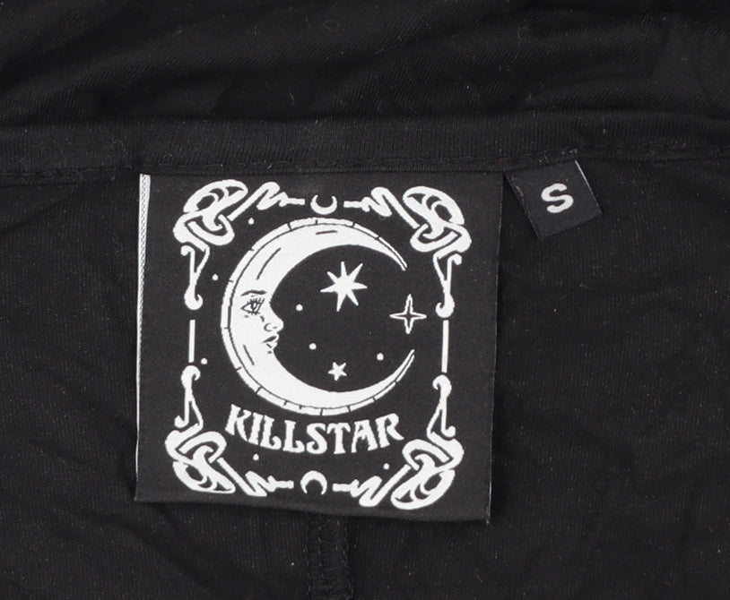 Killstar Women's Black Solitary Witch Slip Dress Size S Gothic Cami