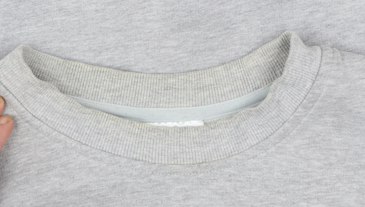 Additional view of Adidas Men’s Grey Pullover Sweatshirt L Regular Fit Crew Neck