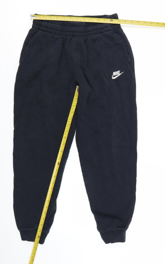 Nike Boys Black XL Jogger Sweatpants Elastic Waist Fleece Trousers