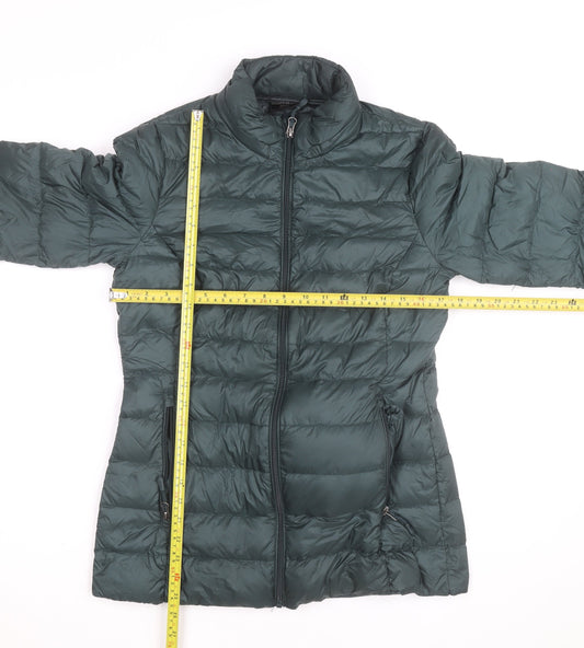 32 Degrees Heat Men's Green Puffer Jacket Size S Lightweight Down