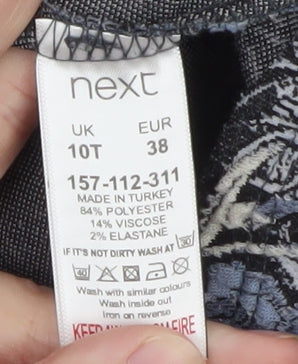 Next Women’s Multicoloured Floral A-Line Dress Size 10 Tall