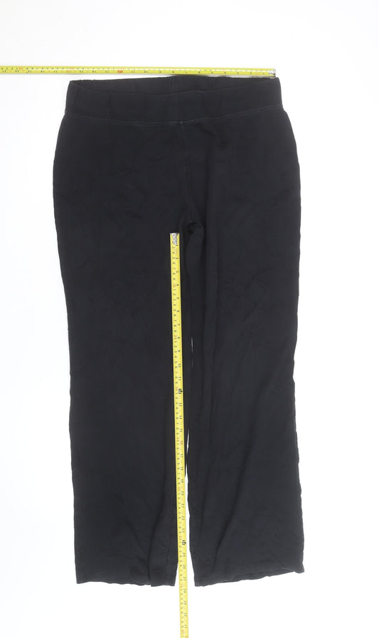 Marks and Spencer Women’s Black Jersey Leggings Size 16 Regular Fit