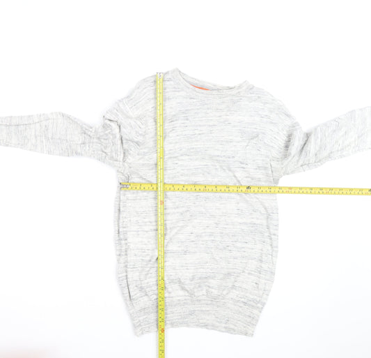 Superdry Men's Grey Small Crew Neck Pullover Jumper