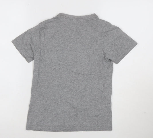 McKenzie Girls Grey Short Sleeve Crew Neck Cotton T-Shirt 12-13 Years
