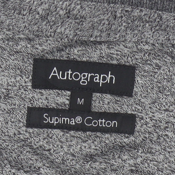 Marks and Spencer Autograph Men’s Grey Supima Cotton Polo Shirt Size M