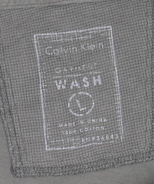 Calvin Klein Men's Green Graphic Print Short Sleeve T-Shirt L