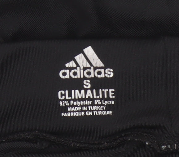 Adidas Women Black Climalite Leggings S Slim Fit Activewear