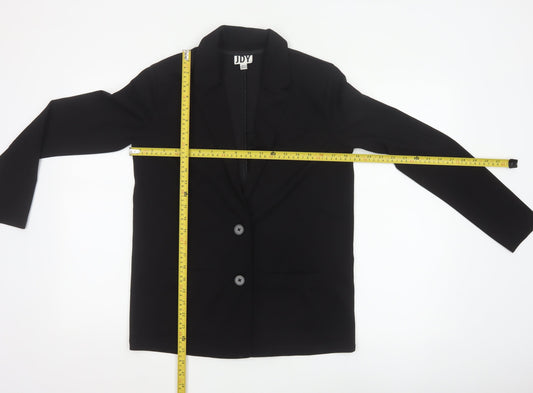 JDY Women's Black Small Classic Two-Button Blazer Jacket