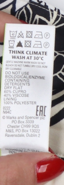 Marks and Spencer Women’s Multicoloured Floral A-Line Midi Skirt Size 22