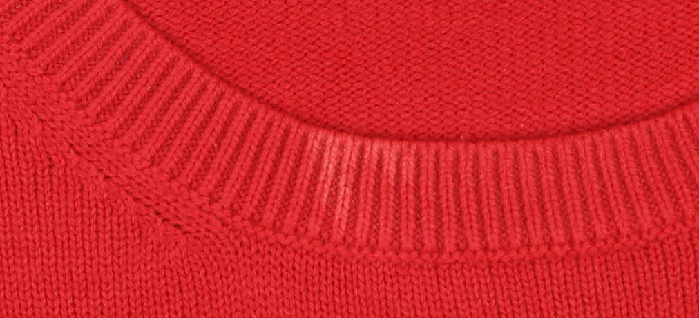 Marks & Spencer Women Red M Christmas Sequin Tree Raglan Jumper