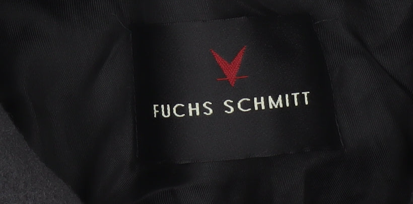 Fuchs Schmitt Women’s Black UK 14 Wool Cashmere Short Overcoat