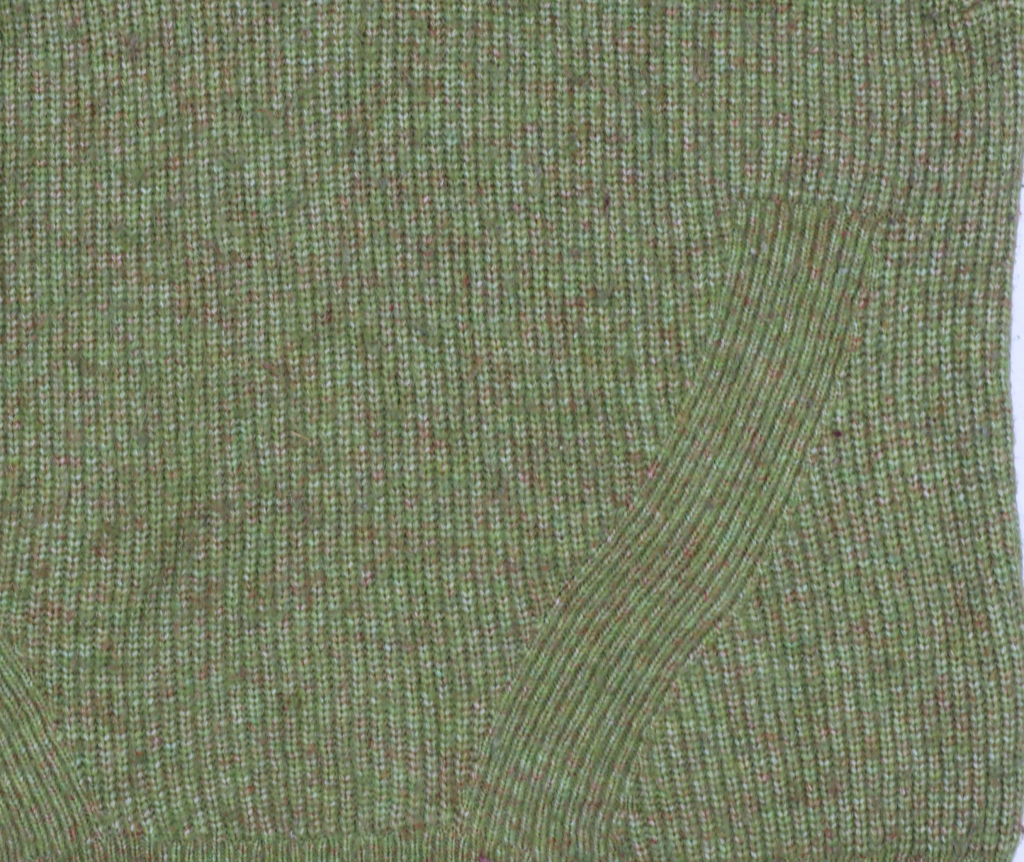 Marks and Spencer Women Green M Sleeveless 1/2 Zip High Neck Knit Vest