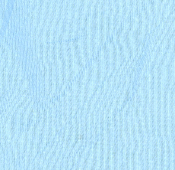 Nike Men’s Blue Medium Embroidered Swoosh Crew Neck Short Sleeve T-Shirt