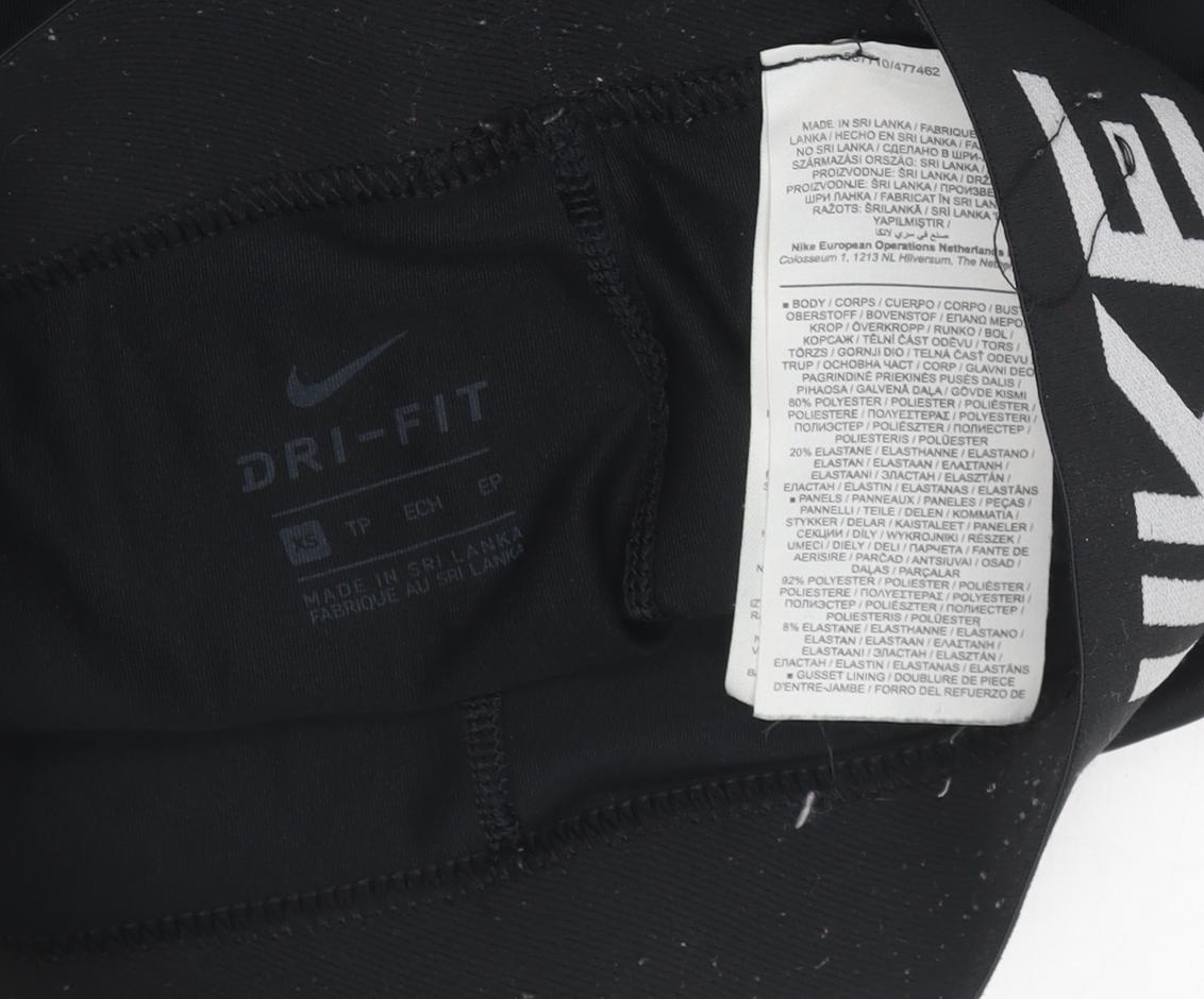 Nike Women’s Black XS Dri-FIT Compression Leggings Gym Running