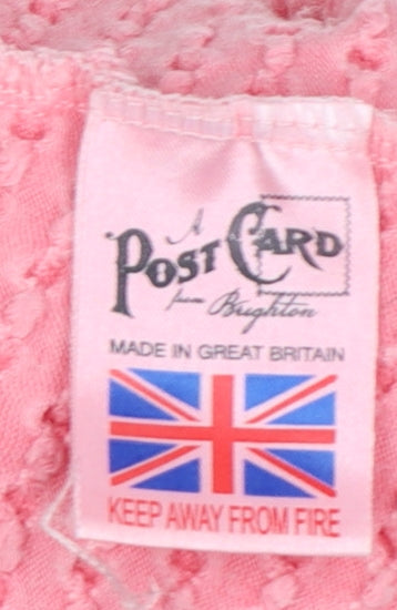 Postcard from Brighton Women’s Pink Textured Tunic Sweatshirt S