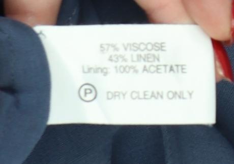 Monsoon Women’s Blue UK 16 Linen Viscose Button-Up Tunic Blouse