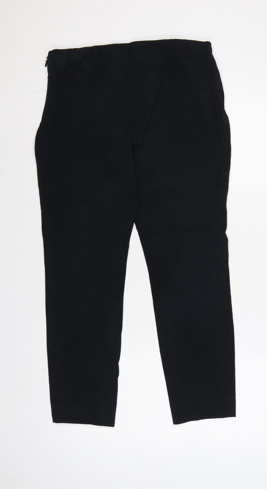 Lauren Ralph Lauren Women Black Size 8 Tailored Straight Trousers