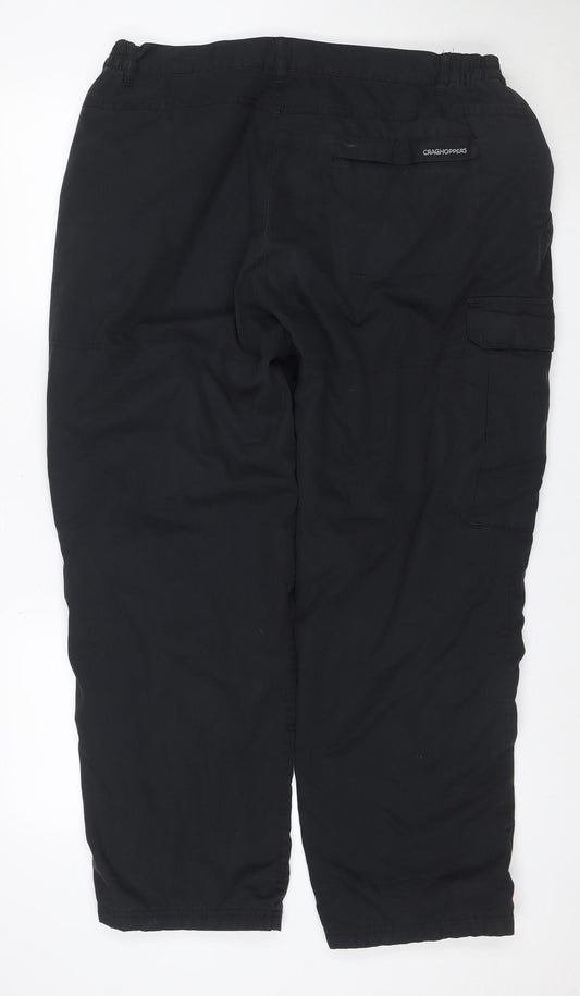 Craghoppers Unisex Adults Black Size 40 Hiking Walking Cargo Trousers