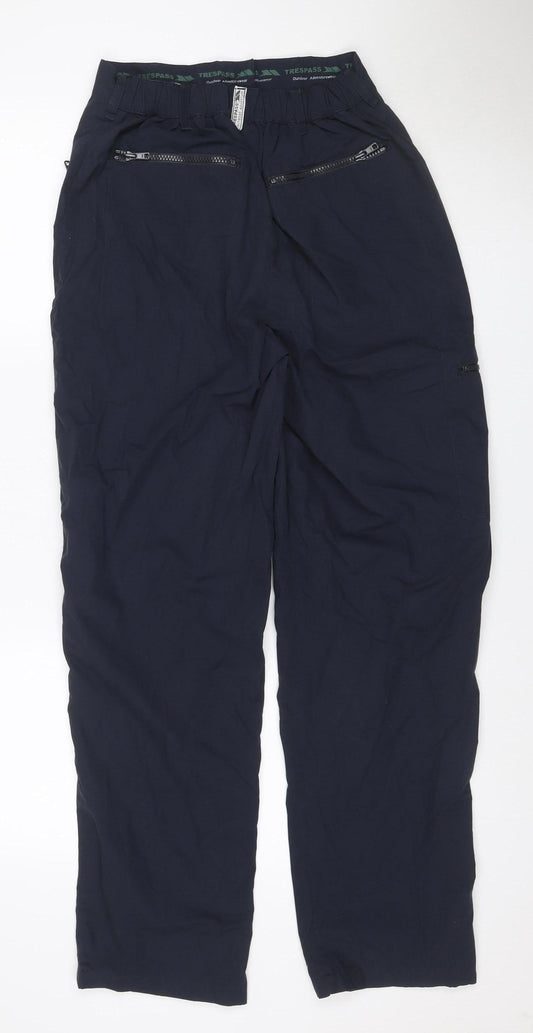 Trespass Men’s Blue S Snow Pants Waterproof Zip Pocket Trousers