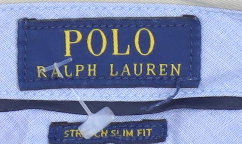 Polo Ralph Lauren Men’s Beige 36/32 Stretch Slim Fit Chino Trousers