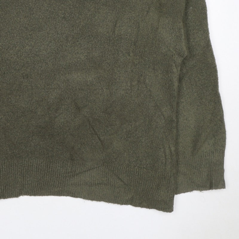 ASOS Design Women’s Green UK 12-14 Oversized Crew Neck Jumper