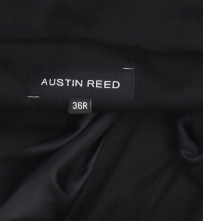 Austin Reed Men’s Black 36R Wool Blend Straight Dress Trousers