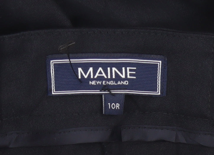 Additional view of Maine New England Women’s Navy Blue, size UK 10, Straight Dress Trousers