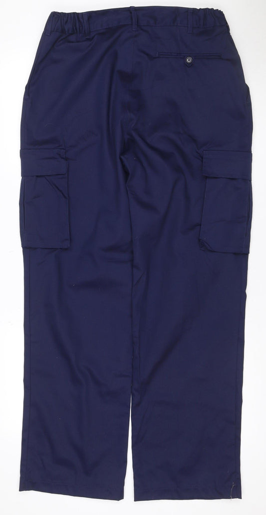 Marco Essentials Men’s Blue 34 Regular Cargo Trousers Poly Cotton