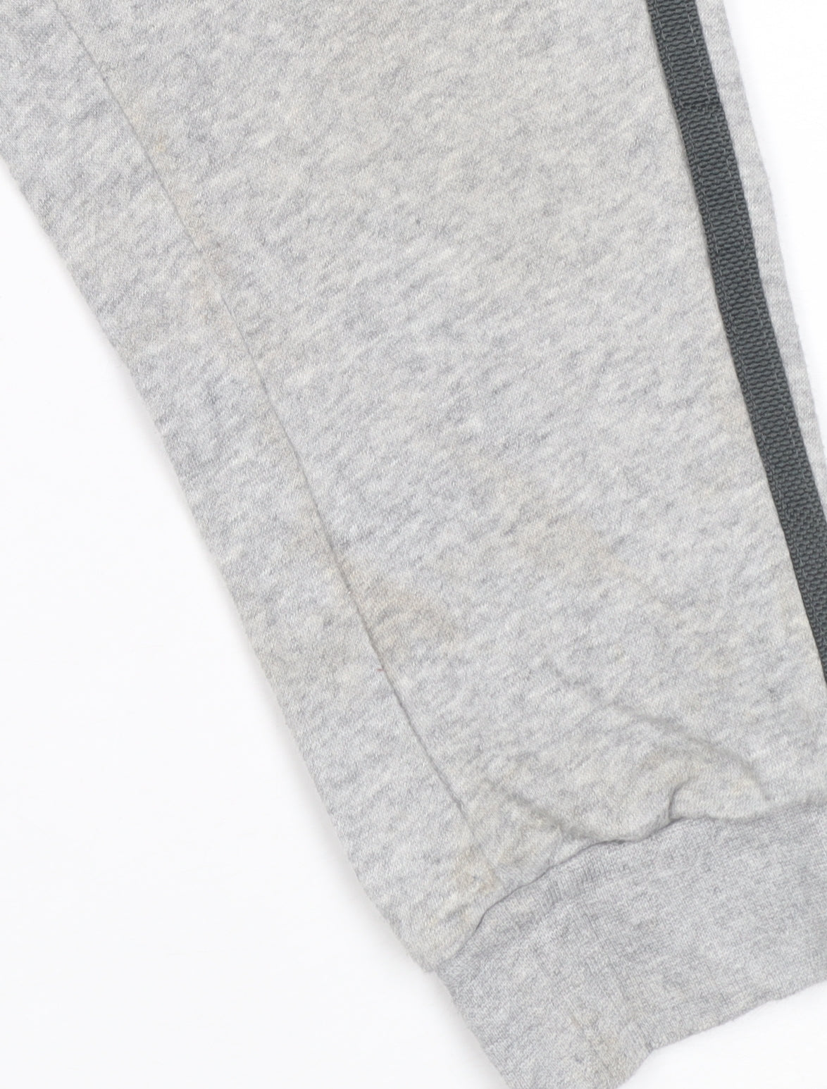 Additional view of adidas boys’ grey 9-10 years jogger track pants logo side stripe