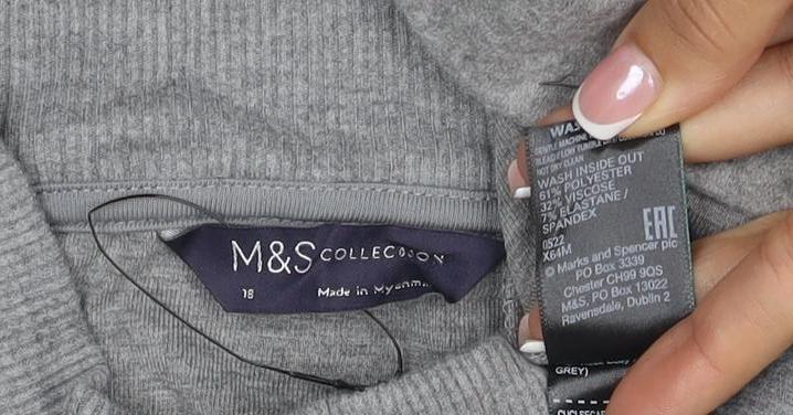 M&S Collection Women’s Grey Size 18 High Neck Pullover Sweatshirt