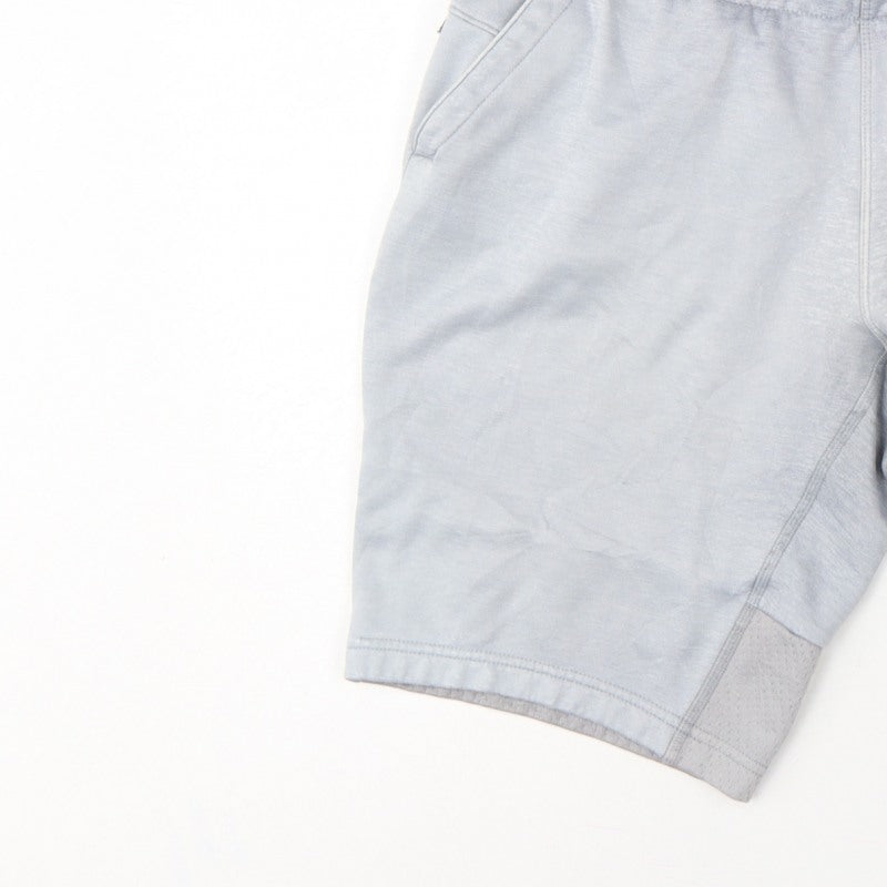 The North Face Men's Blue M Sweat Shorts Elastic Waist Zip Pocket