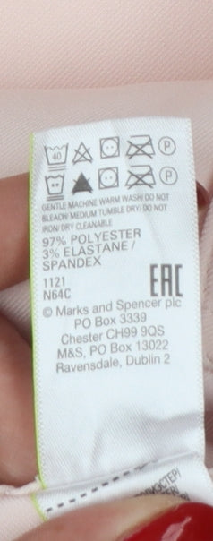 Marks & Spencer Women Pink UK 10 Cargo Long Skirt Pockets