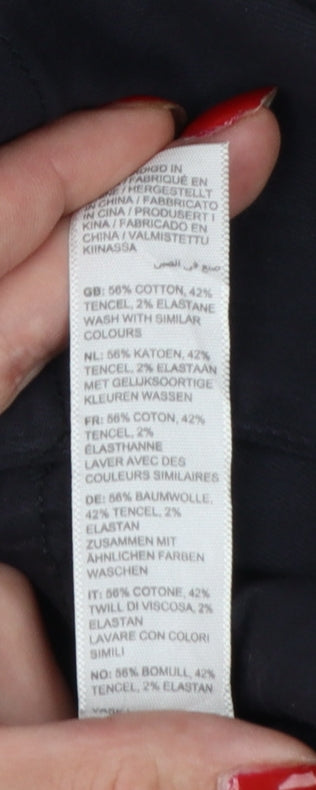Additional view of FatFace Men’s Black, size 24, Tapered Stretch Cotton Blend Jeans Short