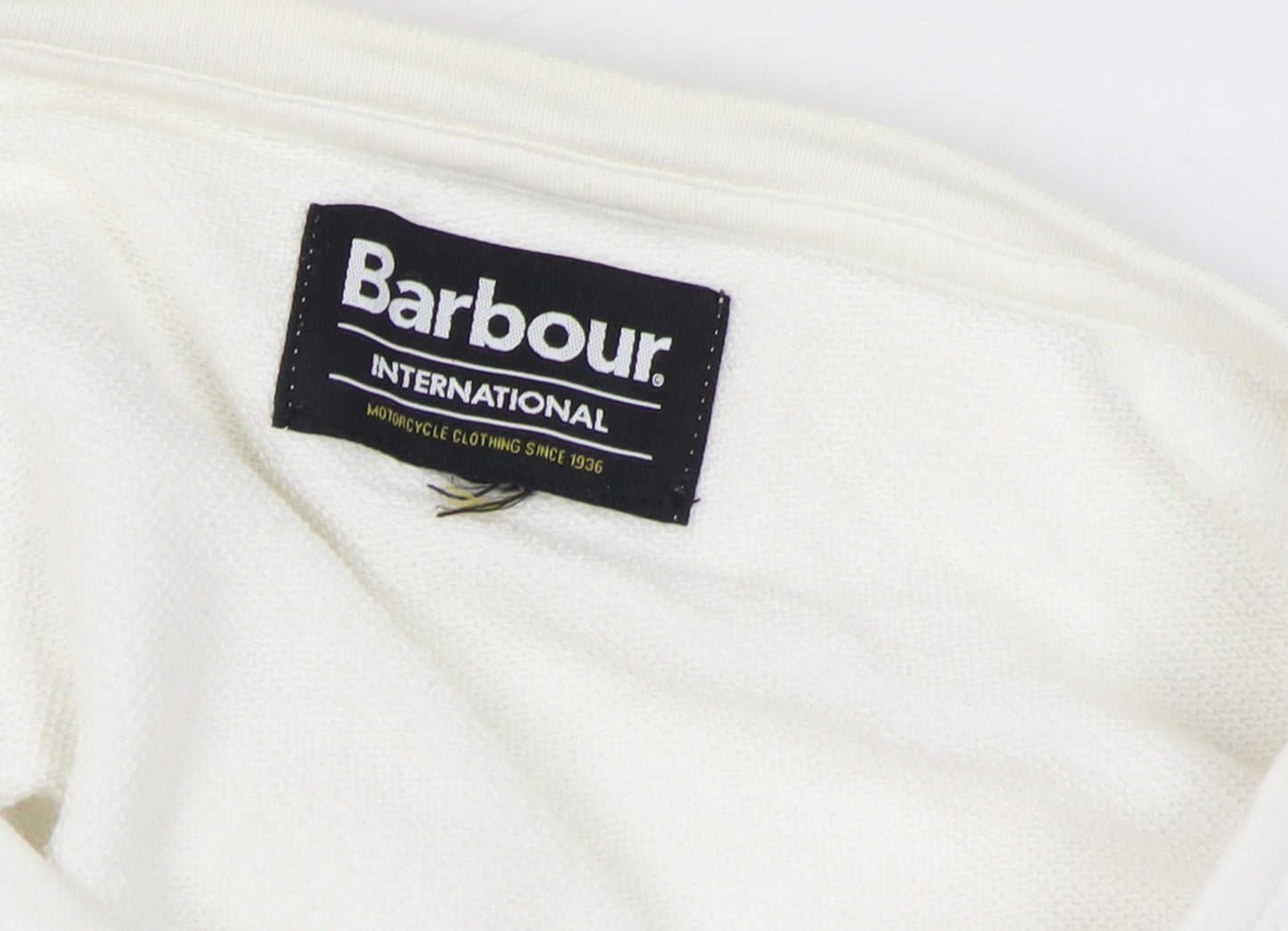 Barbour Women’s White Size 18 Logo Pullover Sweatshirt Crew Neck