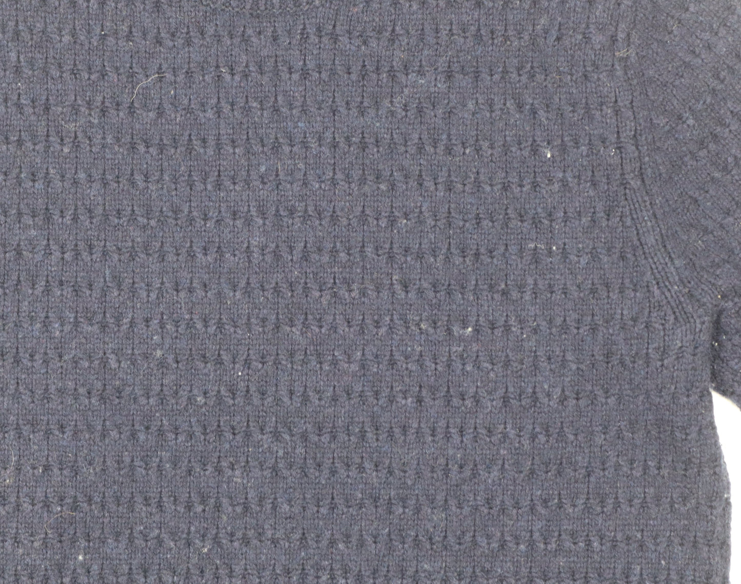 Jack Wills Men’s Blue S Lambswool Blend Crew Neck Pullover Jumper