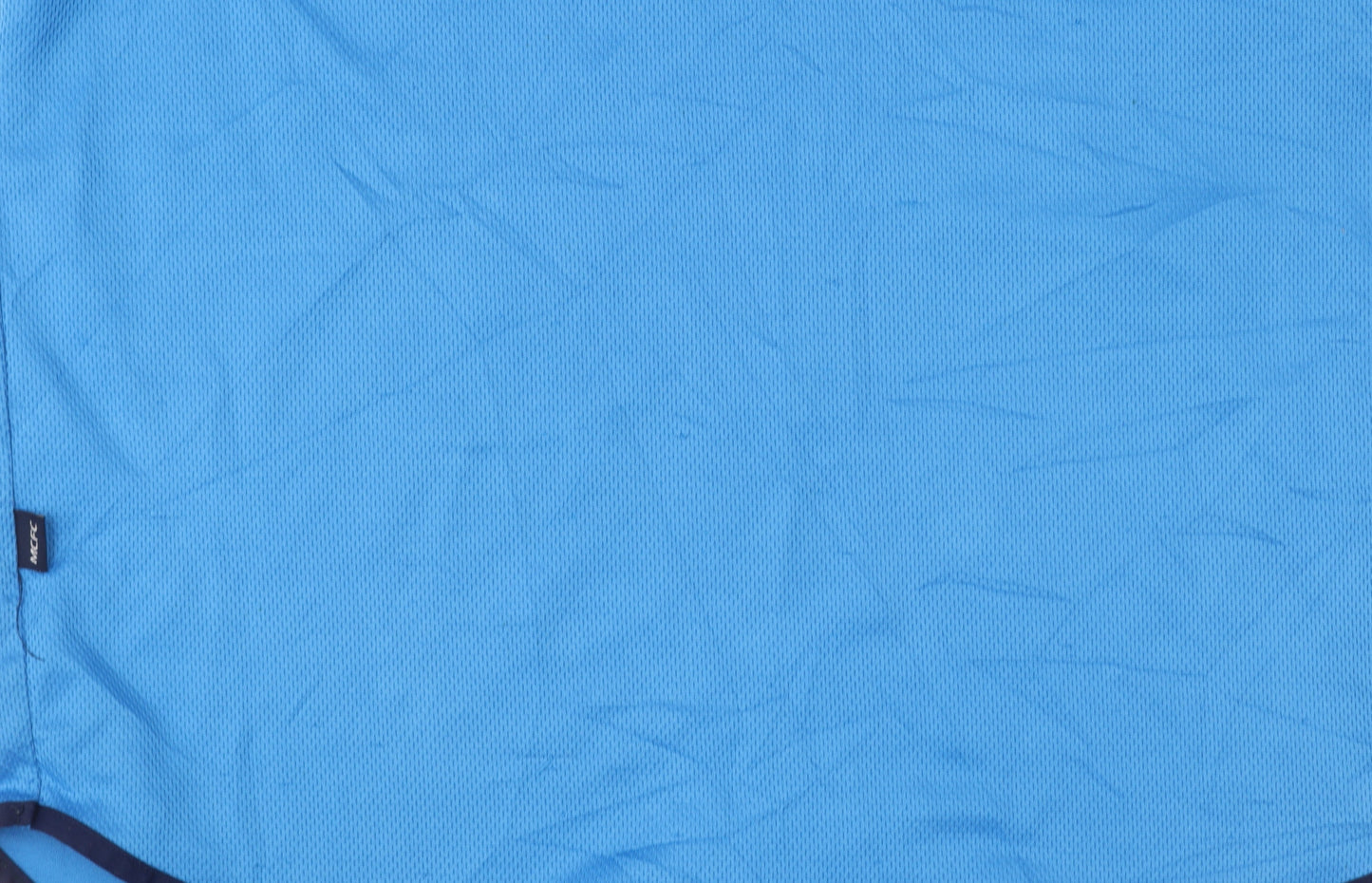 Le Coq Sportif Boys Blue 10 Years Polo Jersey Manchester City Football