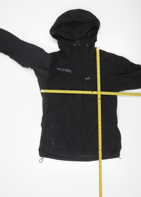 Helly Hansen Women's Black M Basic Jacket Hooded Reflective Zip