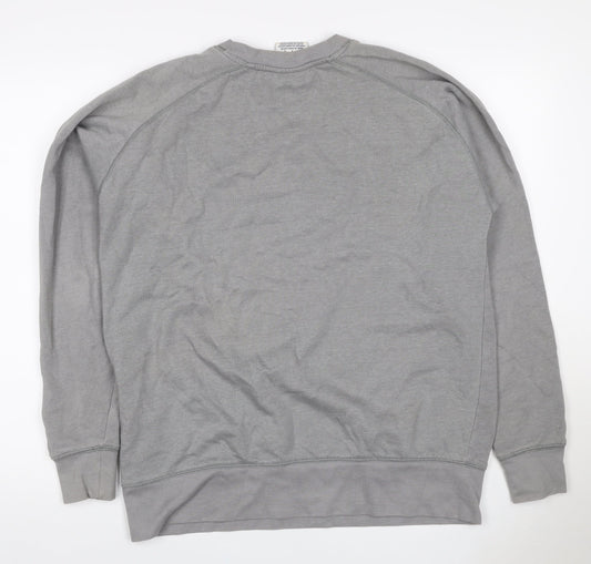 Champion Men’s Grey M Indiana Hoosiers Graphic Print Pullover Sweatshirt