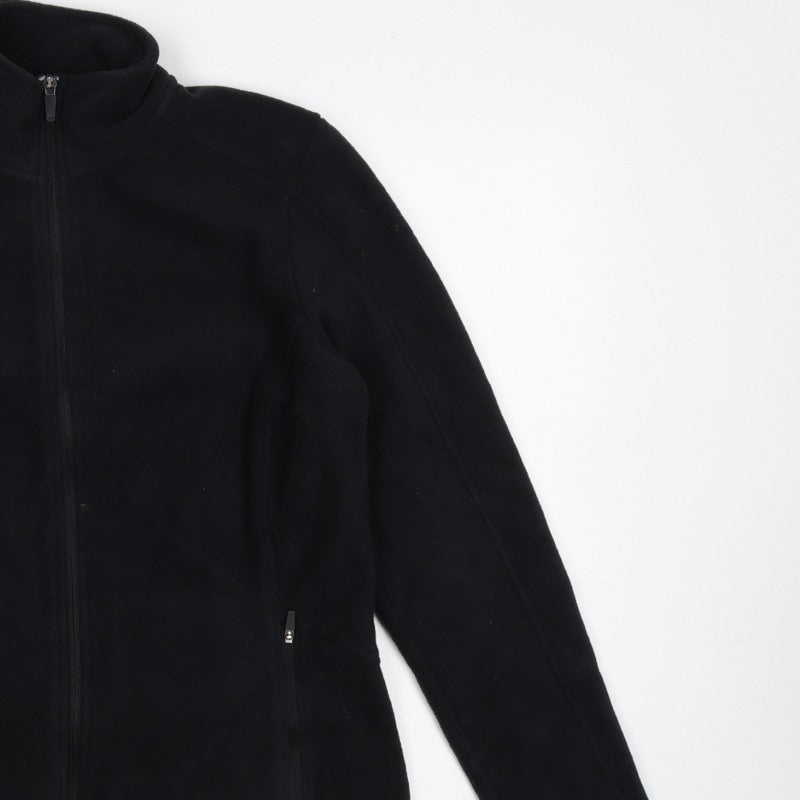 M&S Goodmove Women’s Black Size 14 Fleece Full Zip Jacket