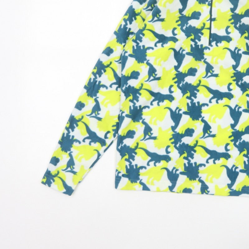 Additional view of Mountain Warehouse boys’ multicoloured dinosaur fleece 13 years 1/4 zip