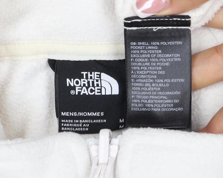 The North Face Men’s White M Full Zip Fleece Jacket Outdoor
